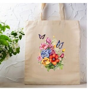 NEW!!! Spring flower CANVAS Tot…